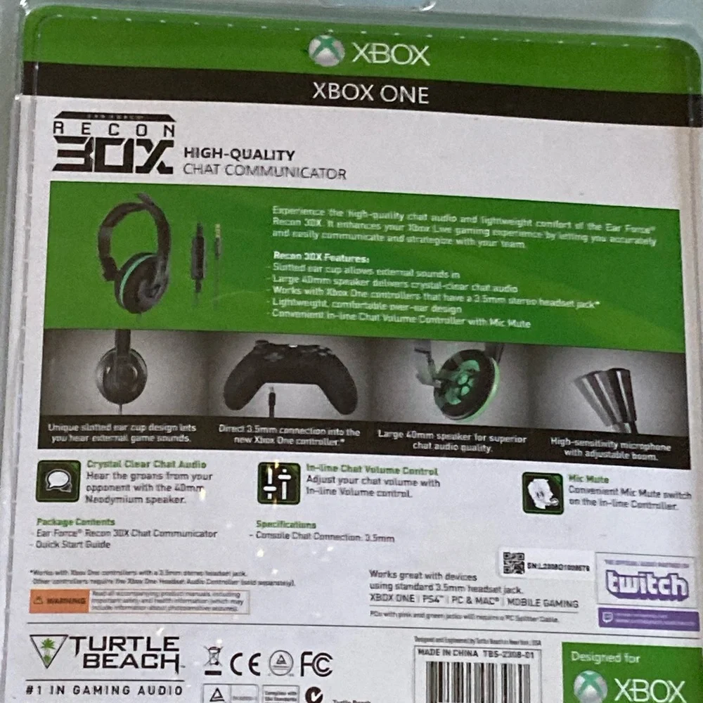 XBOX BY TURTLE BEACH brand new